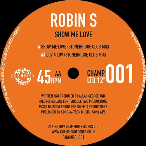 Robin S - Mostre-me amor / Luv 4 Luv