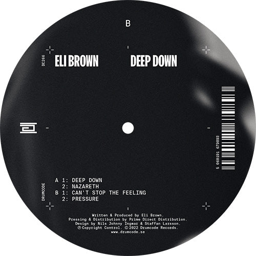 Eli Brown – Deep Down [12" Single]