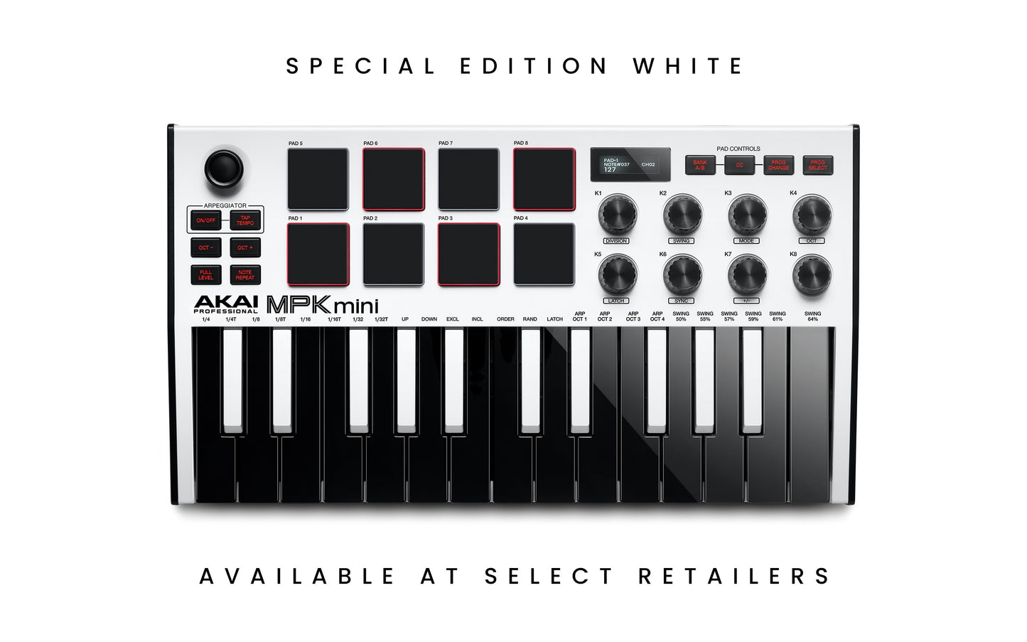 Akai MPC mini (Sonderedition Weiß)