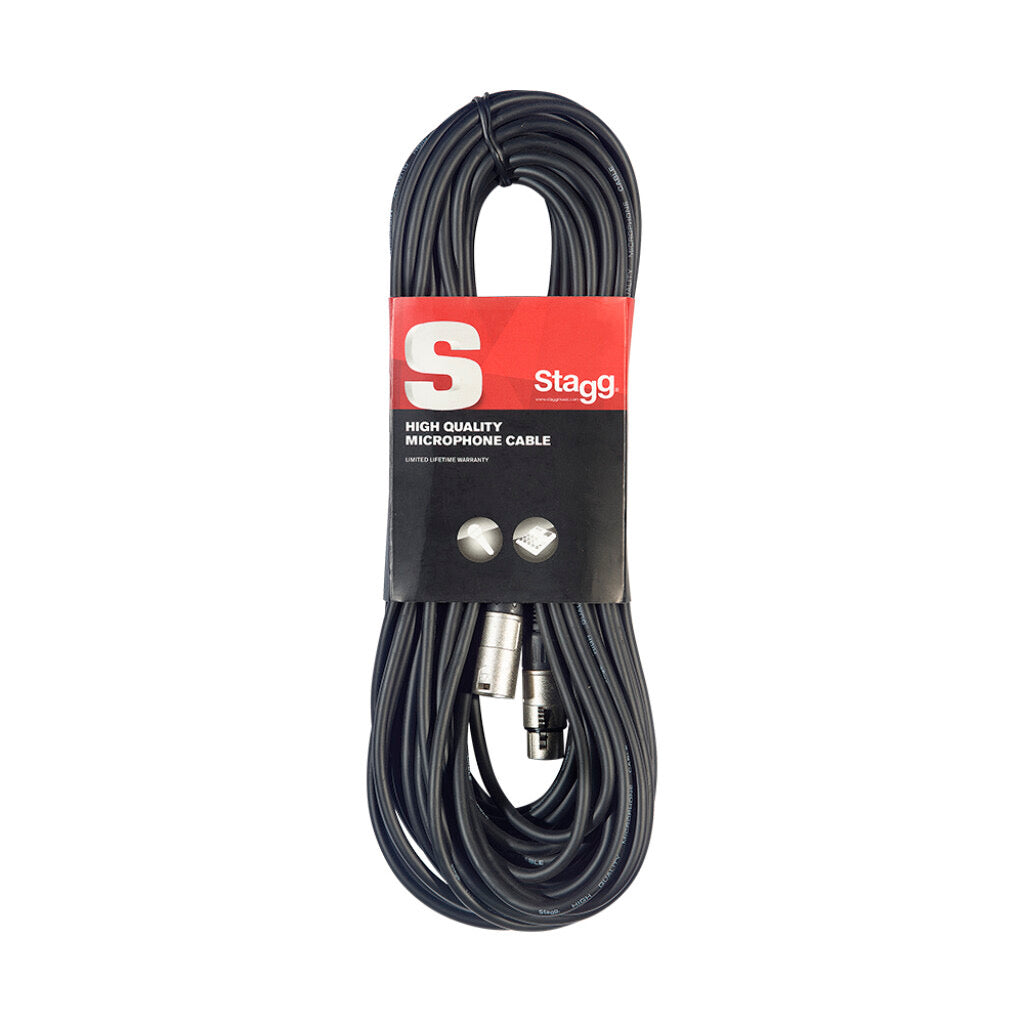 Stagg 10m XLR-XLR Microphone Cable (m/f)