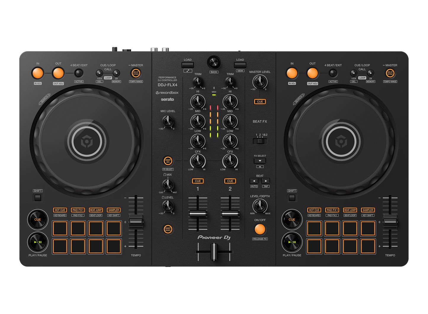 Controlador de 2 canais Pioneer DDJ-FLX4 DJ