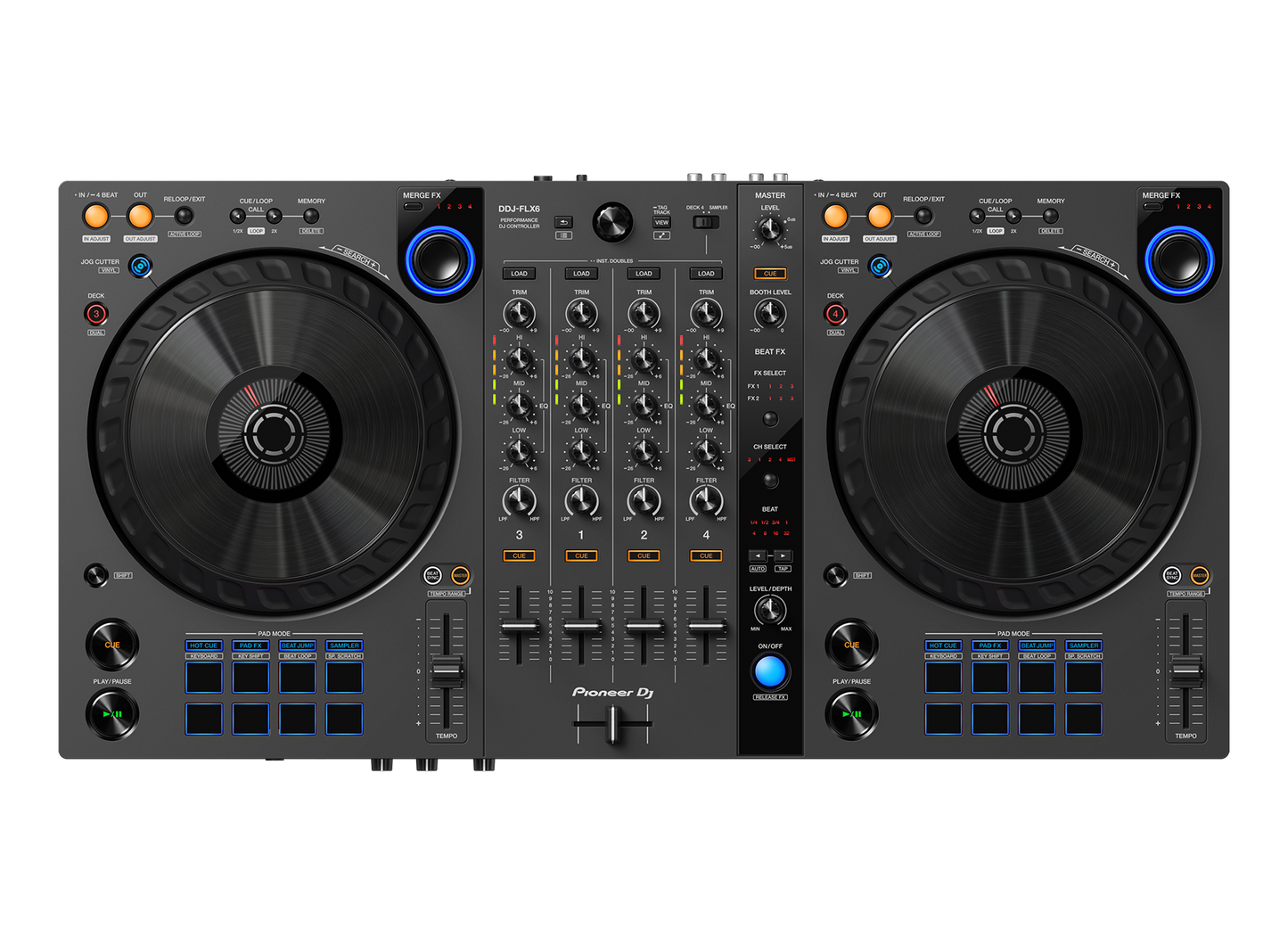 Pioneer DDJ-FLX6-GT 4 Channel DJ Controller [Graphite]