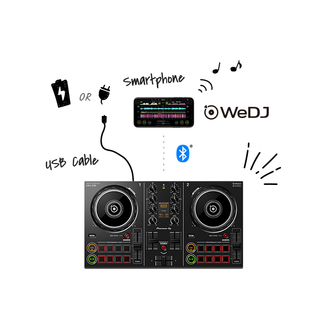 Pioneer DDJ-200 DJ-Controller