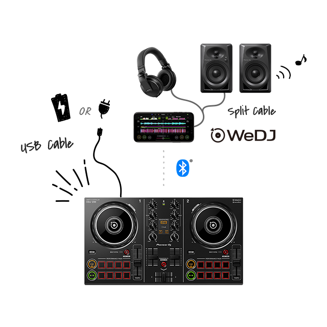 Controlador DJ Pioneer DDJ-200