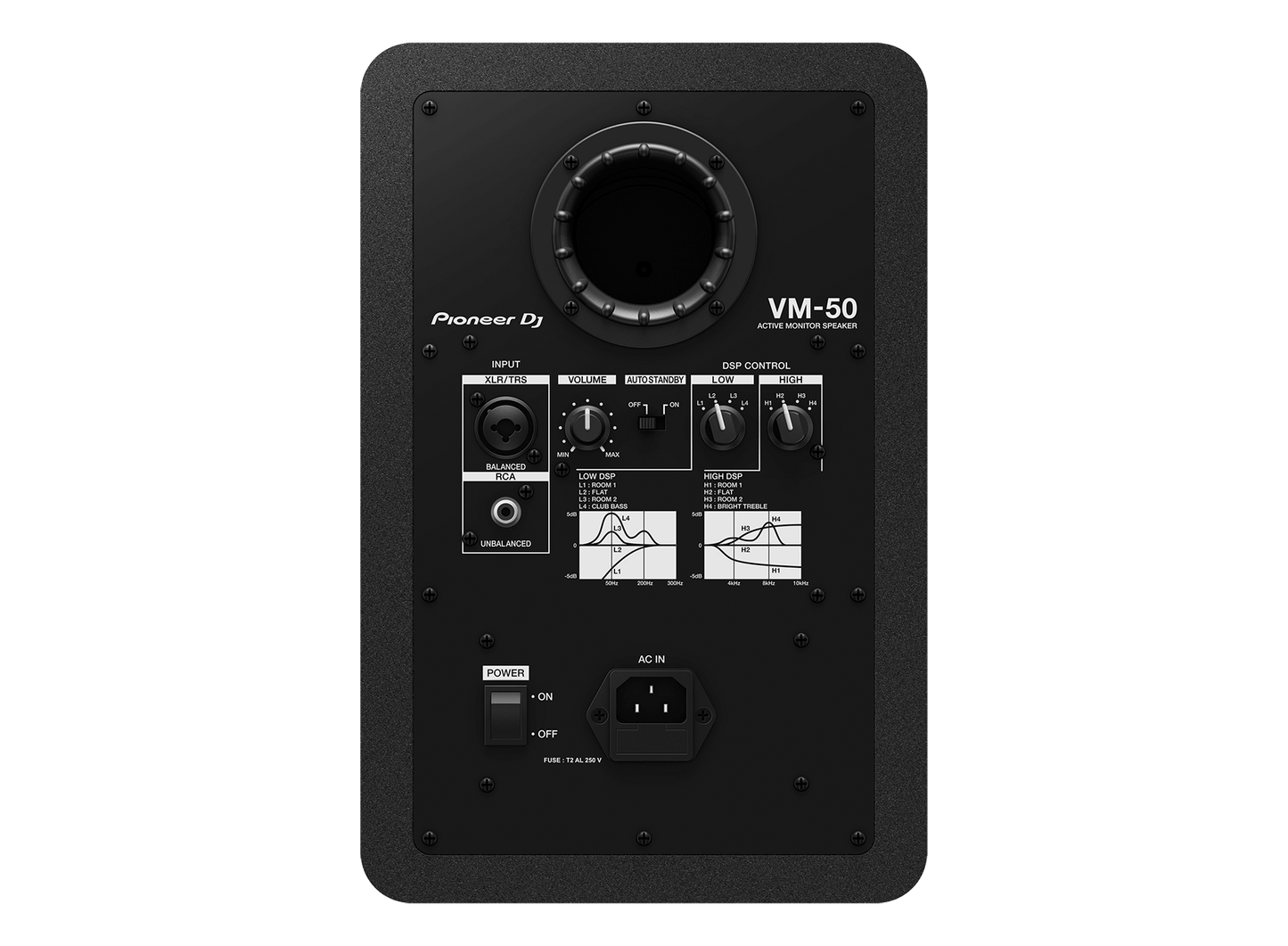 Pioneer VM-50 5" Aktiver Studiomonitor-Lautsprecher (schwarz) (jeweils)