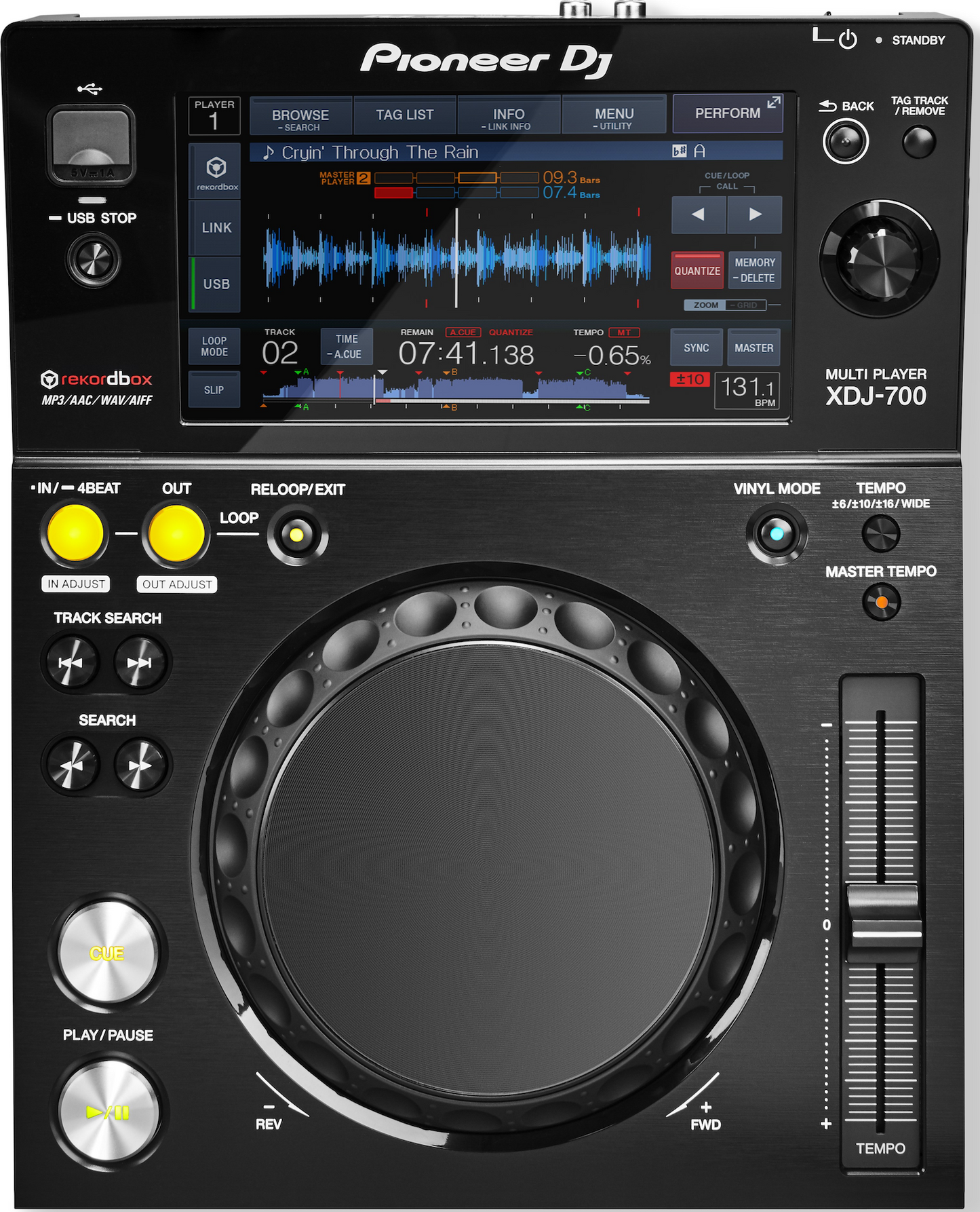 Pioneer XDJ-700 [Leitor digital com tela sensível ao toque]